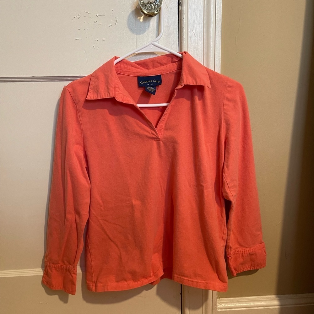 Charter Club Coral Shirt